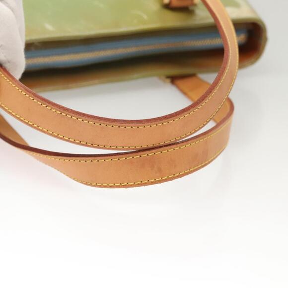 LOUIS VUITTON Monogram Vernis Houston Hand Bag Baby Blue M91005 - Picture 7 of 13